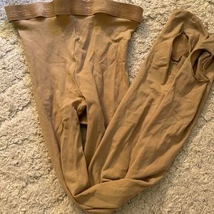 dance tights from revolution dancewear, medium, tan